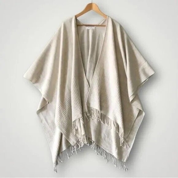 MER SEA The Classic Travel Wrap Sea Salt Fringe Boho MerSea One Size OS H14278 - Picture 12 of 12
